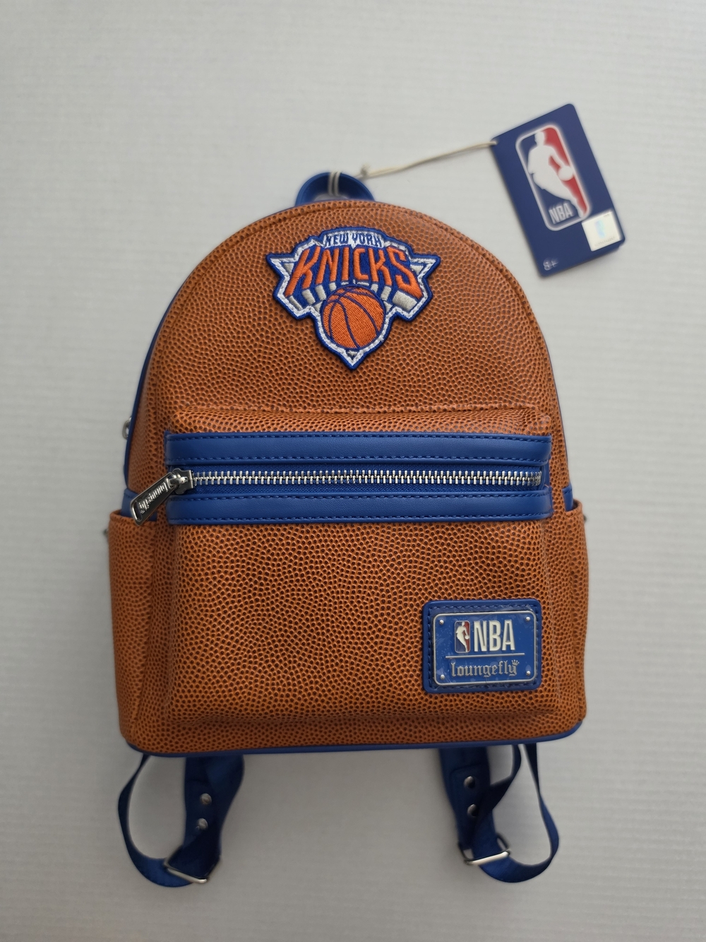 Loungefly NBA New York Knicks Mini Backpack Basketball Pebbled Texture Sports